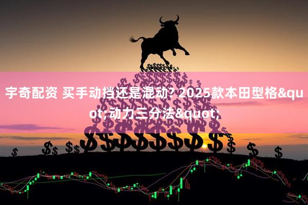 宇奇配资 买手动挡还是混动? 2025款本田型格"动力三分法"