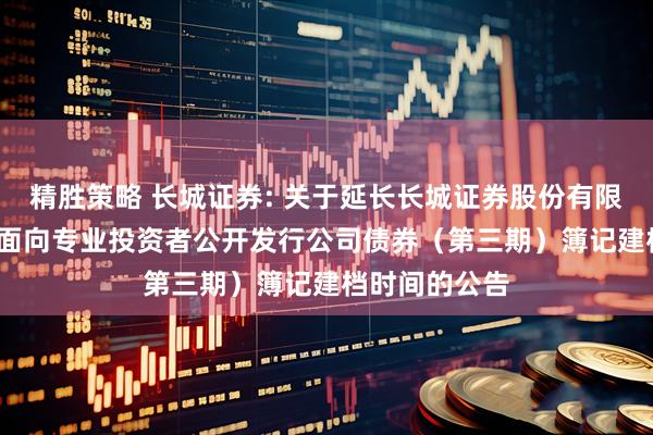 精胜策略 长城证券: 关于延长长城证券股份有限公司2025年面向专业投资者公开发行公司债券（第三期）簿记建档时间的公告